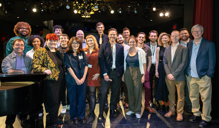 BMI Lehman Engel Workshop members and BMI’s Senior Director, Musical Theatre Patric Photo