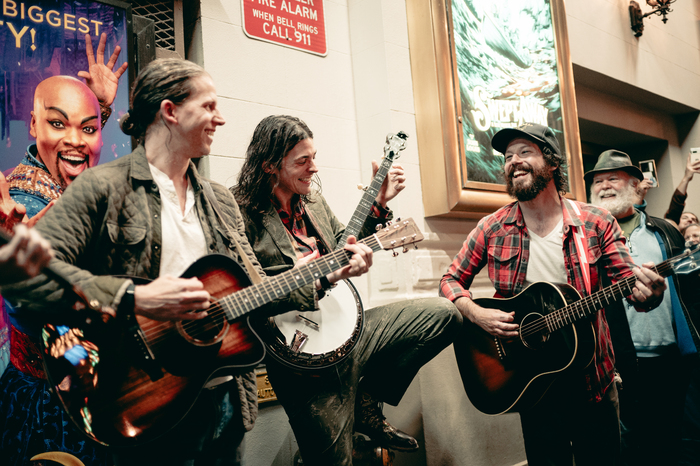 Stark Sands, Adrian Blake Enscoe, John Gallagher, Jr., Wayne Duvall at 