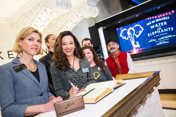 Photos: WATER FOR ELEPHANTS Rings the Opening Bell at the New York Stock Exchange Image