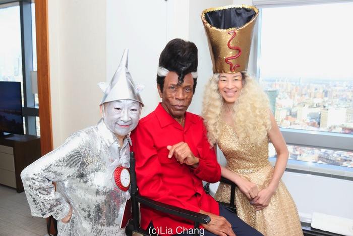 Lori Tan Chinn, Grand Marshal André De Shields and Lia Chang. Photo by Caitlin Mollo Photo