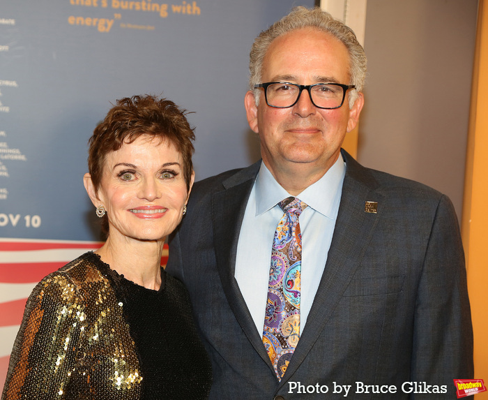 Denise Littlefield Sobel and New York City Center President & CEO Michael S. Rosenber Photo