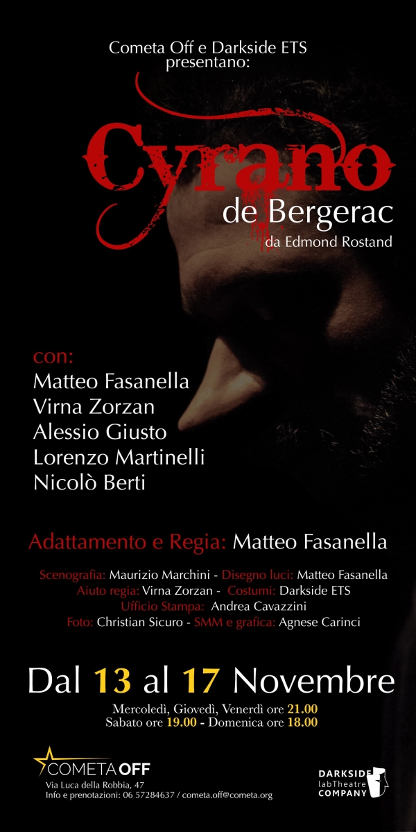 Previews: CYRANO DE BERGERAC al TEATRO COMETA OFF  Image