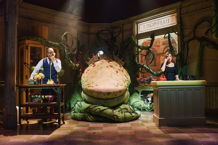 Photos: Sherie Rene Scott and Nicholas Christopher in LITTLE SHOP OF HORRORS Image