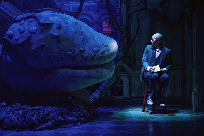 Photos: Sherie Rene Scott and Nicholas Christopher in LITTLE SHOP OF HORRORS  Image