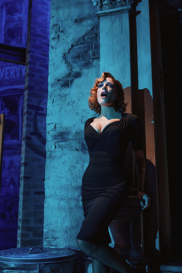 Photos: Sherie Rene Scott and Nicholas Christopher in LITTLE SHOP OF HORRORS Image