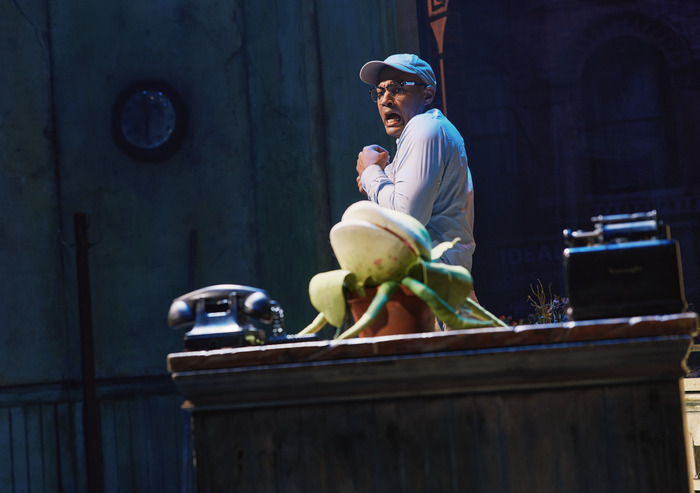 Photos: Sherie Rene Scott and Nicholas Christopher in LITTLE SHOP OF HORRORS  Image