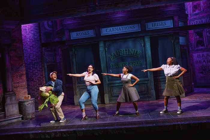 Photos: Sherie Rene Scott and Nicholas Christopher in LITTLE SHOP OF HORRORS  Image