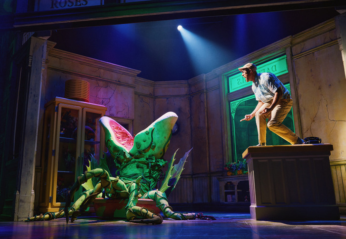 Photos: Sherie Rene Scott and Nicholas Christopher in LITTLE SHOP OF HORRORS  Image