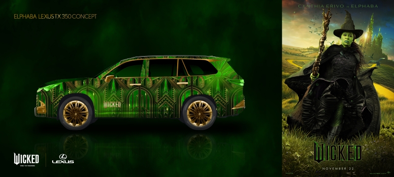 Lexus Unveils WICKED-Themed Rides for Elphaba and Glinda Image