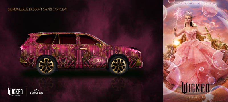 Lexus Unveils WICKED-Themed Rides for Elphaba and Glinda Image
