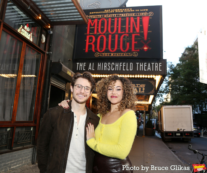 Photos: MOULIN ROUGE! Stars Solea Pfeiffer & John Cardoza Meet the Press  Image