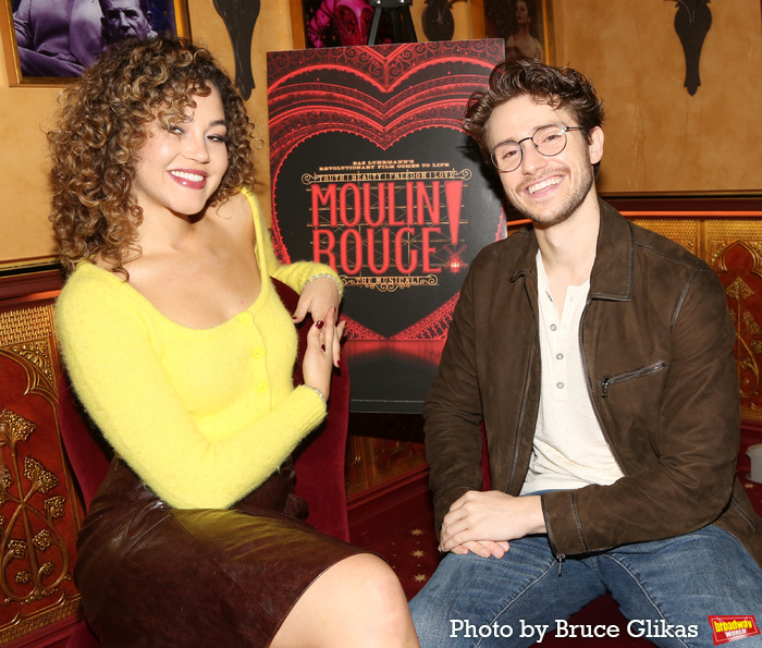 Photos: MOULIN ROUGE! Stars Solea Pfeiffer & John Cardoza Meet the Press  Image