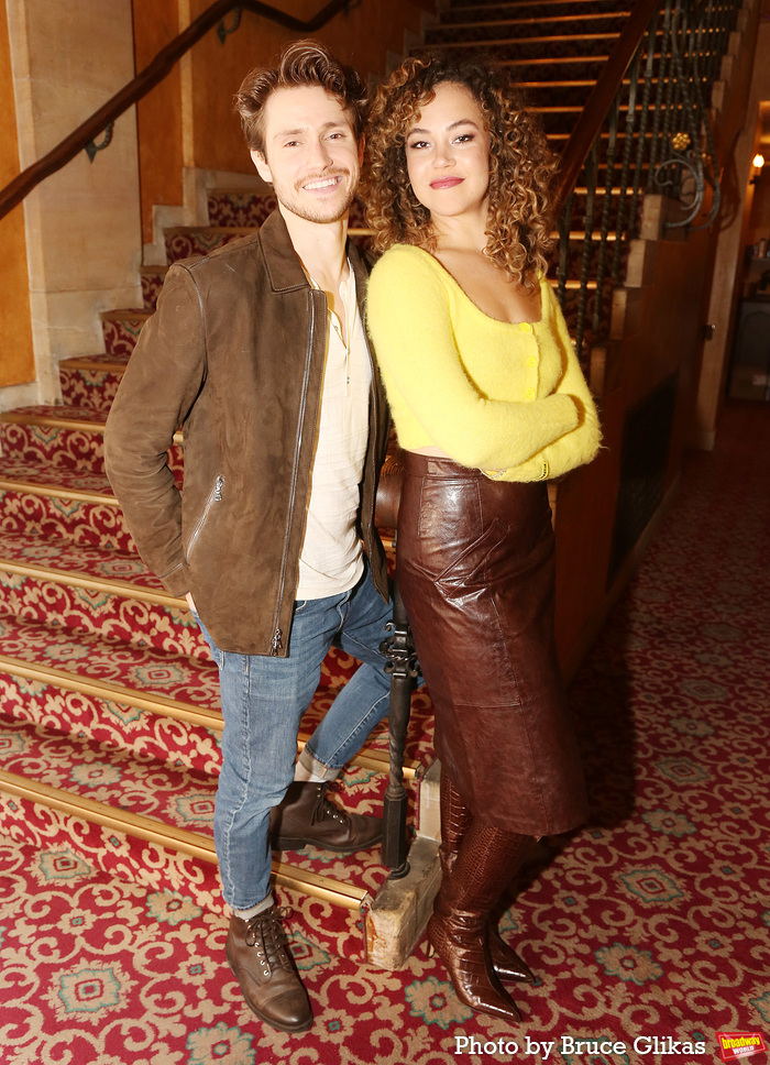 Photos: MOULIN ROUGE! Stars Solea Pfeiffer & John Cardoza Meet the Press  Image