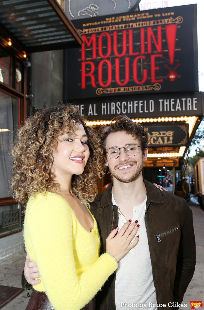 Photos: MOULIN ROUGE! Stars Solea Pfeiffer & John Cardoza Meet the Press  Image