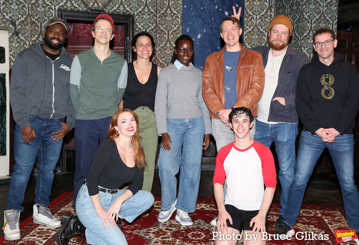 Lupita Nyong'o poses with the cast including Maggie Weston, Julian Robertson, Laura D Photo