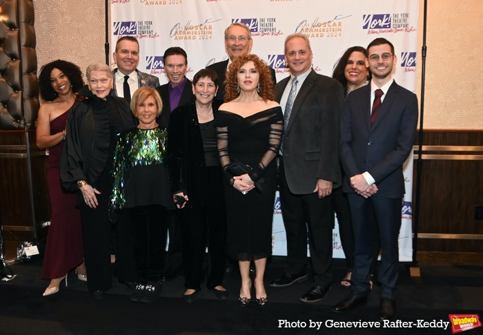 Bernadette Peters and with members of The York Theater Board of Directors that Includ Photo