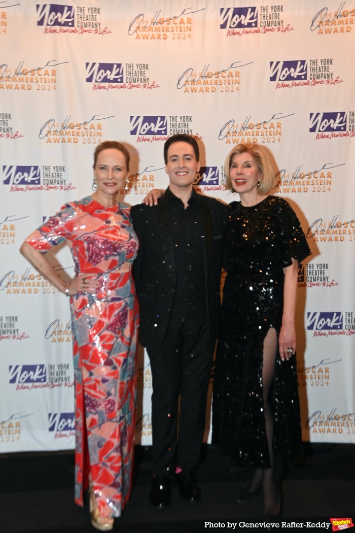 Lila Robbins, Randy Rainbow and Christine Baranski Photo