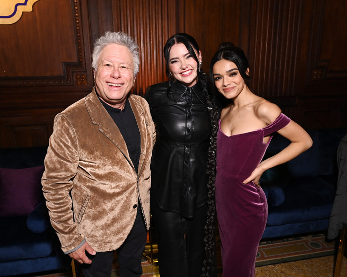 Alan Menken, Lauren Spencer Smith and Rachel Zegler Photo