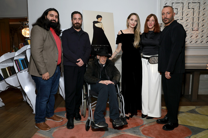 Siddhant Adlakha, Pablo Larraín, Ed Lachman, Angelina Jolie, Pamela Goldammer and Ma Photo