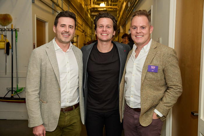 Andy Flick, Jonathan Groff, and David Ochsman Photo