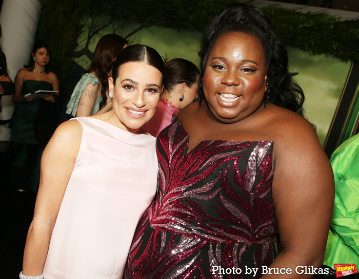 Lea Michele and Alex Newell Photo