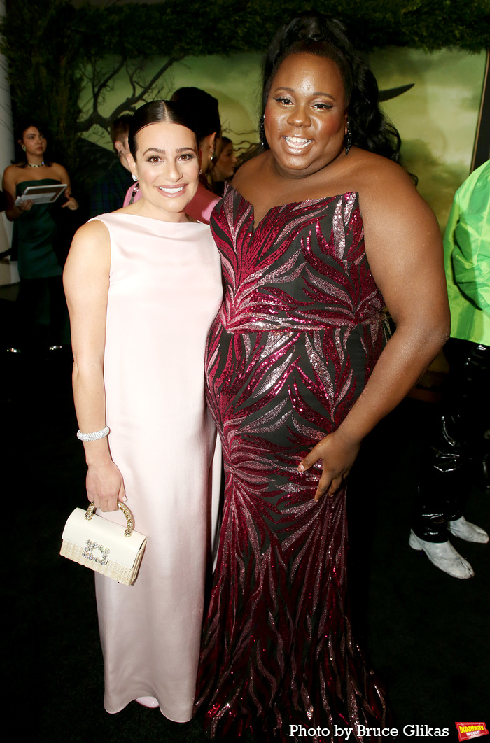 Lea Michele and Alex Newell Photo