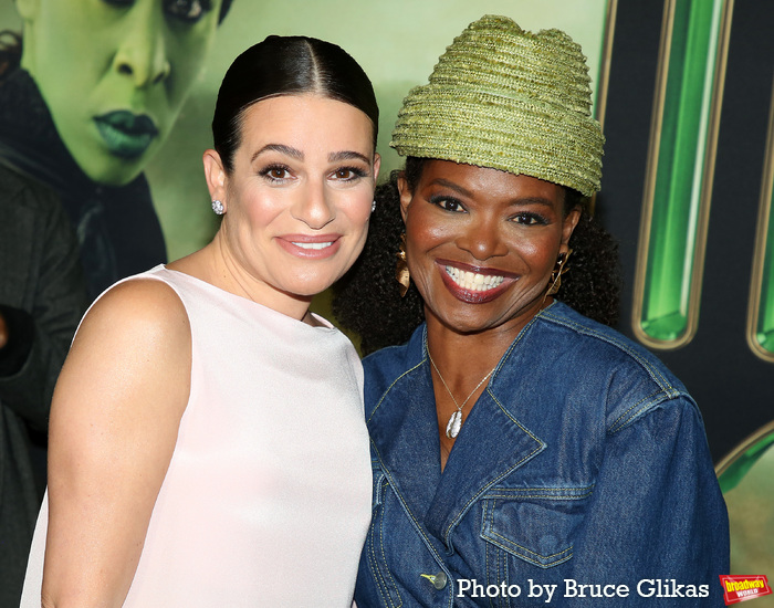 Lea Michele and La Chanze Photo