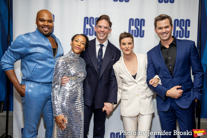 Michael James Scott, Nikki M. James, Frank DiLella, Jenn Colella, Andrew Rannells Photo