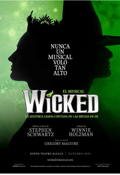 SOM Produce estrenará WICKED en octubre de 2025 en el Nuevo Alcalá de Madrid  Image