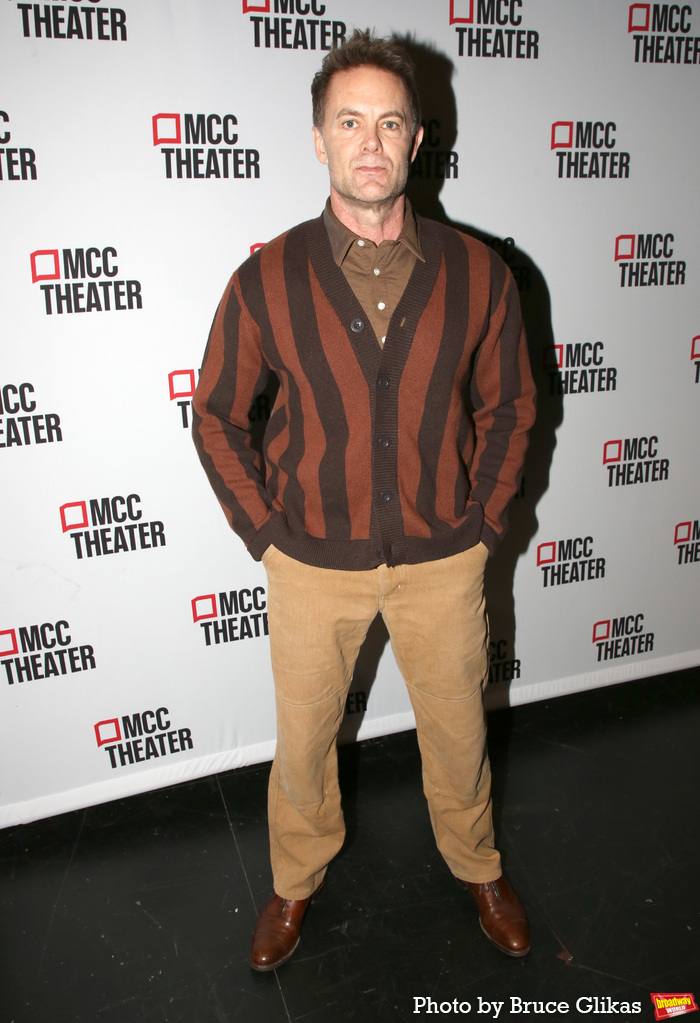 NEW YORK, NEW YORK - NOVEMBER 18: Garret Dillahunt poses at the opening night of 