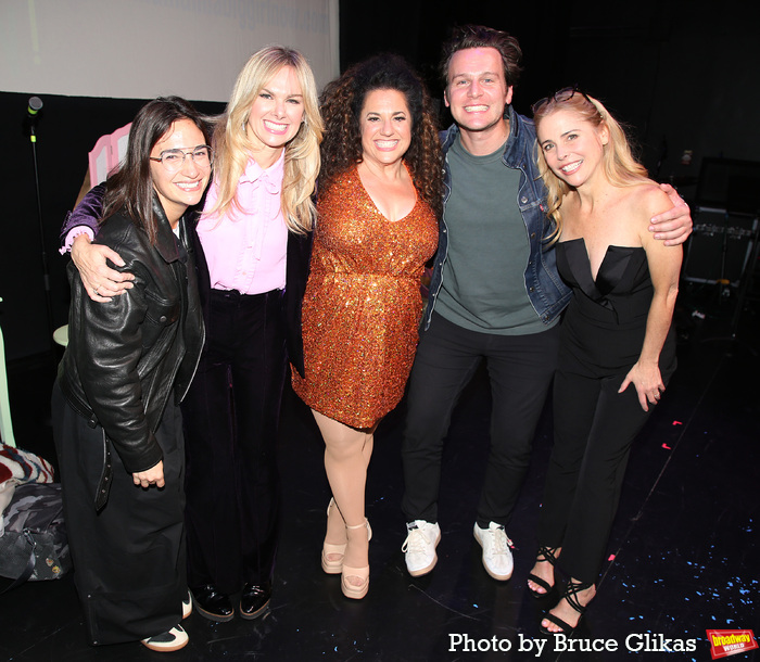 Sas Goldberg, Laura Bell Bundy, Marissa Jaret Winokur, Jonathan Groff and Kerry Butle Photo