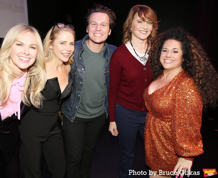 Laura Bell Bundy, Kerry Butler, Jonathan Groff, Lucy Lawless and Marissa Jaret Winoku Photo