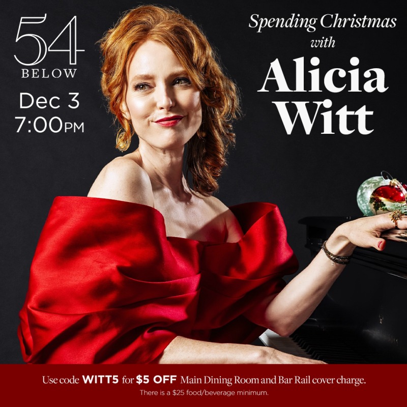 Interview: Singer-Songwriter Alicia Witt Celebrates Her New Christmas Album at 54 Below  Image