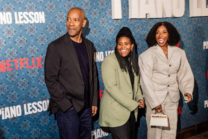 Denzel Washington, Katia Washington and Pauletta Washington Photo