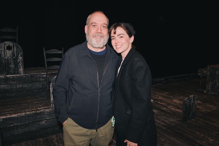 Paul Giamatti and Zoey Deutch Photo