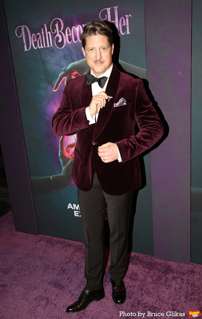 Photos: Cast & Creative Team of DEATH BECOMES HER Walk the Opening Night Purple Carpet  Image