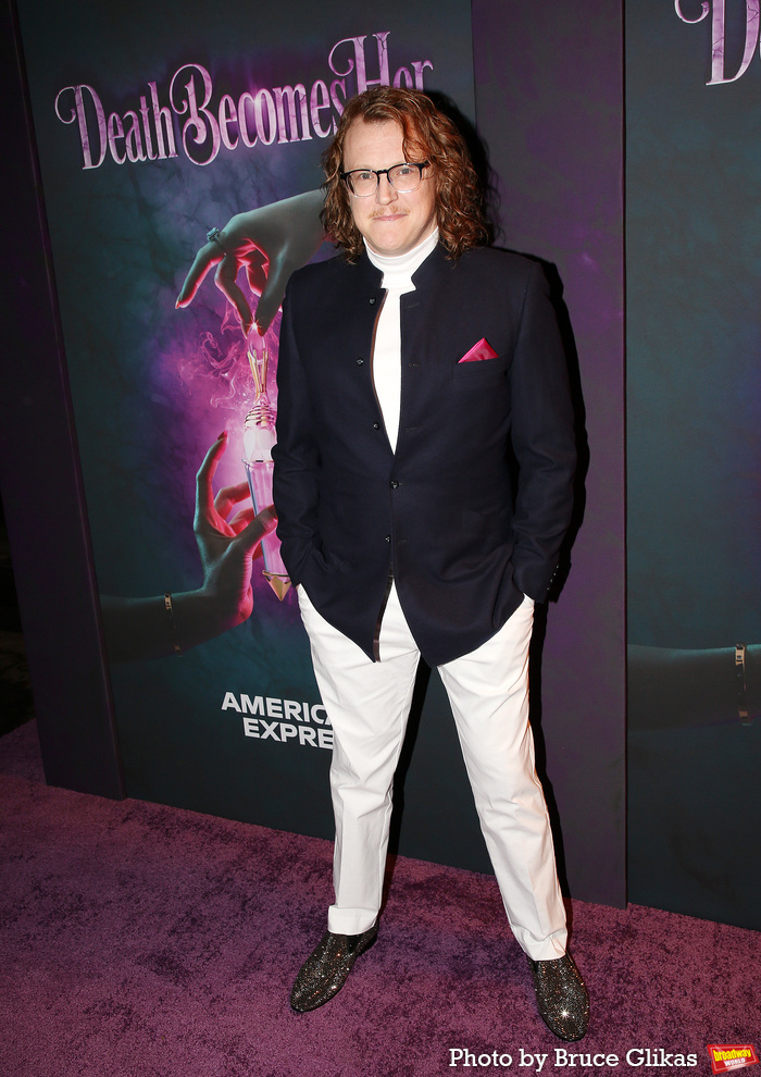 Photos: Cast & Creative Team of DEATH BECOMES HER Walk the Opening Night Purple Carpet  Image