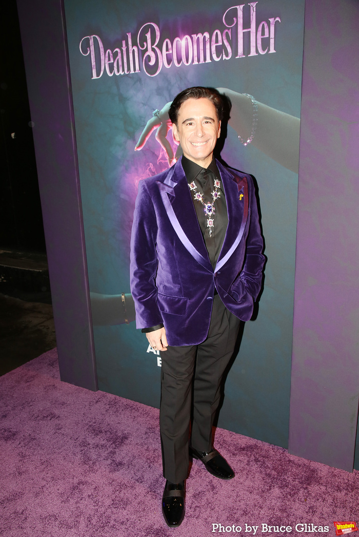 Photos: Cast & Creative Team of DEATH BECOMES HER Walk the Opening Night Purple Carpet  Image