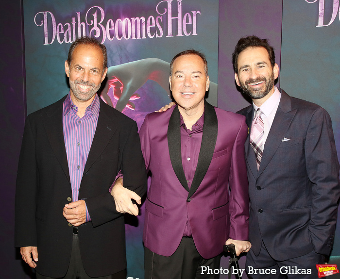 Photos: Cast & Creative Team of DEATH BECOMES HER Walk the Opening Night Purple Carpet  Image