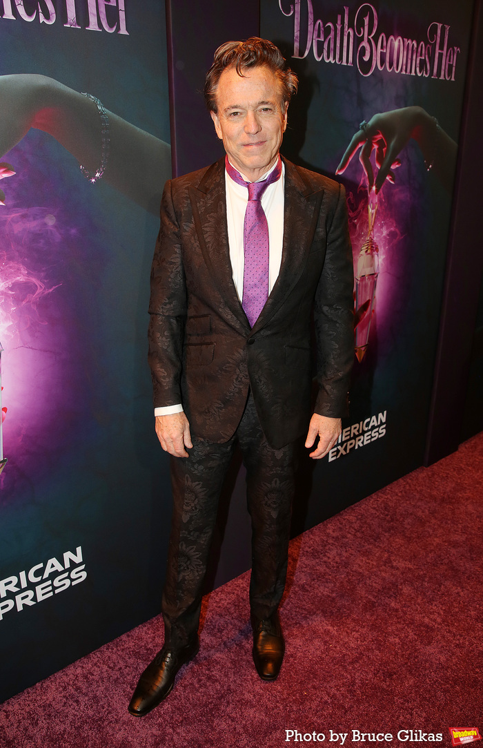 Photos: Cast & Creative Team of DEATH BECOMES HER Walk the Opening Night Purple Carpet  Image