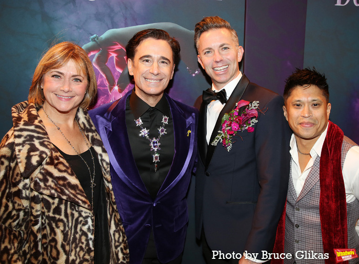 Photos: Cast & Creative Team of DEATH BECOMES HER Walk the Opening Night Purple Carpet  Image