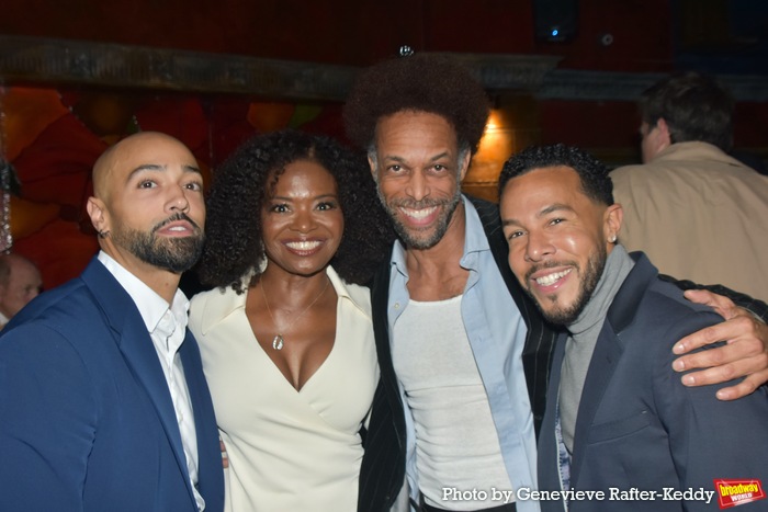 Pierre Jean Gonzalez, LaChanze, Jamal Story and Cedric Leibe Jr. Photo