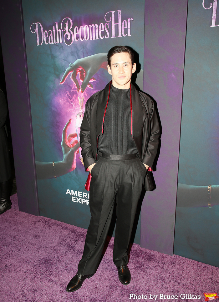 Photos: Cast & Creative Team of DEATH BECOMES HER Walk the Opening Night Purple Carpet  Image