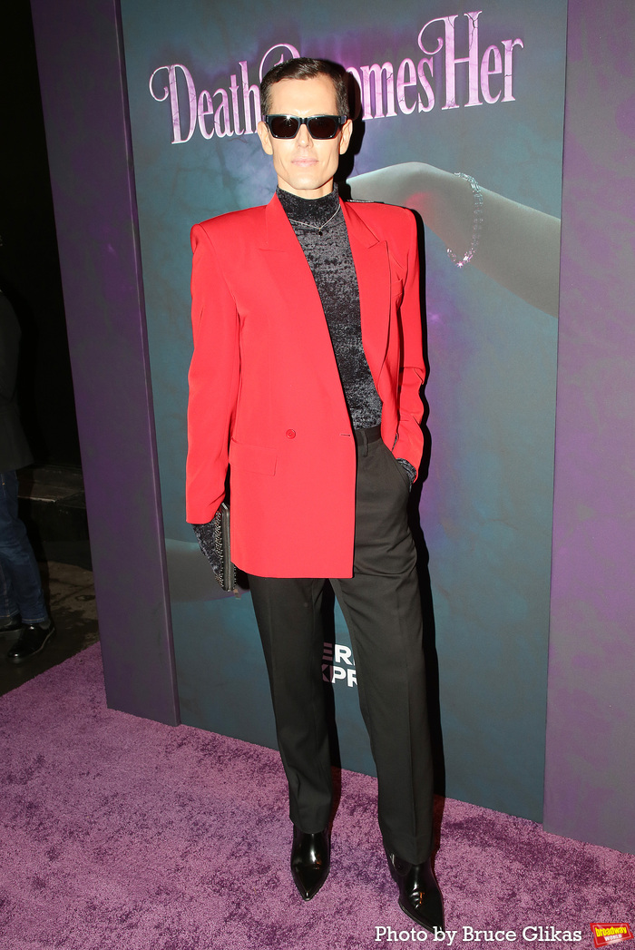 Photos: Cast & Creative Team of DEATH BECOMES HER Walk the Opening Night Purple Carpet  Image