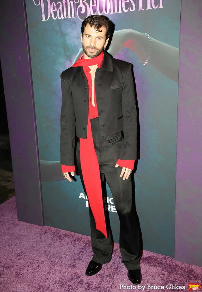 Photos: Cast & Creative Team of DEATH BECOMES HER Walk the Opening Night Purple Carpet  Image