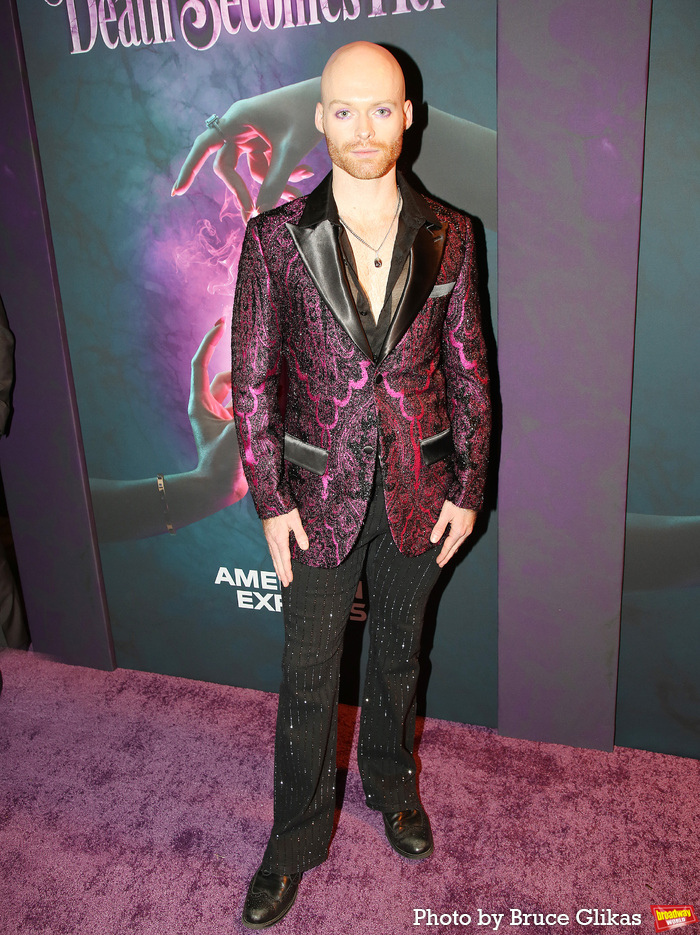 Photos: Cast & Creative Team of DEATH BECOMES HER Walk the Opening Night Purple Carpet  Image