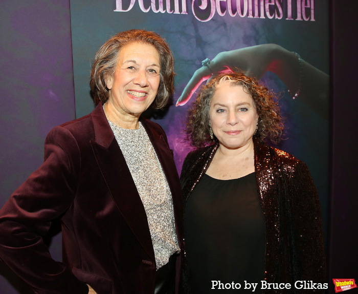 Photos: Cast & Creative Team of DEATH BECOMES HER Walk the Opening Night Purple Carpet  Image