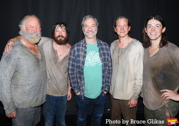 Wayne Duvall, John Gallagher Jr., Judd Apatow, Stark Sands and Adrian Blake Enscoe  at 