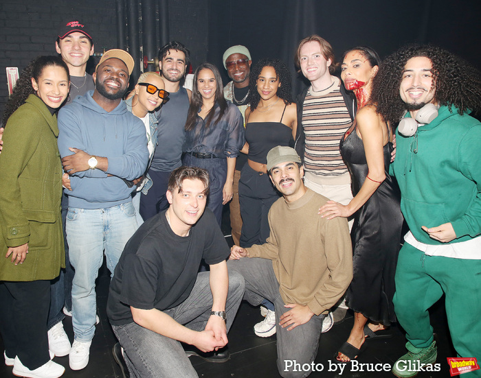 Misty Copeland, Taye Diggs pose with Tom Francis, Nicole Scherzinger & The Cast of 