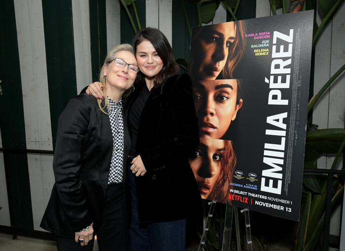 Photos: Meryl Streep, Selena Gomez, & More Attend Exclusive EMILIA PEREZ Screening Image